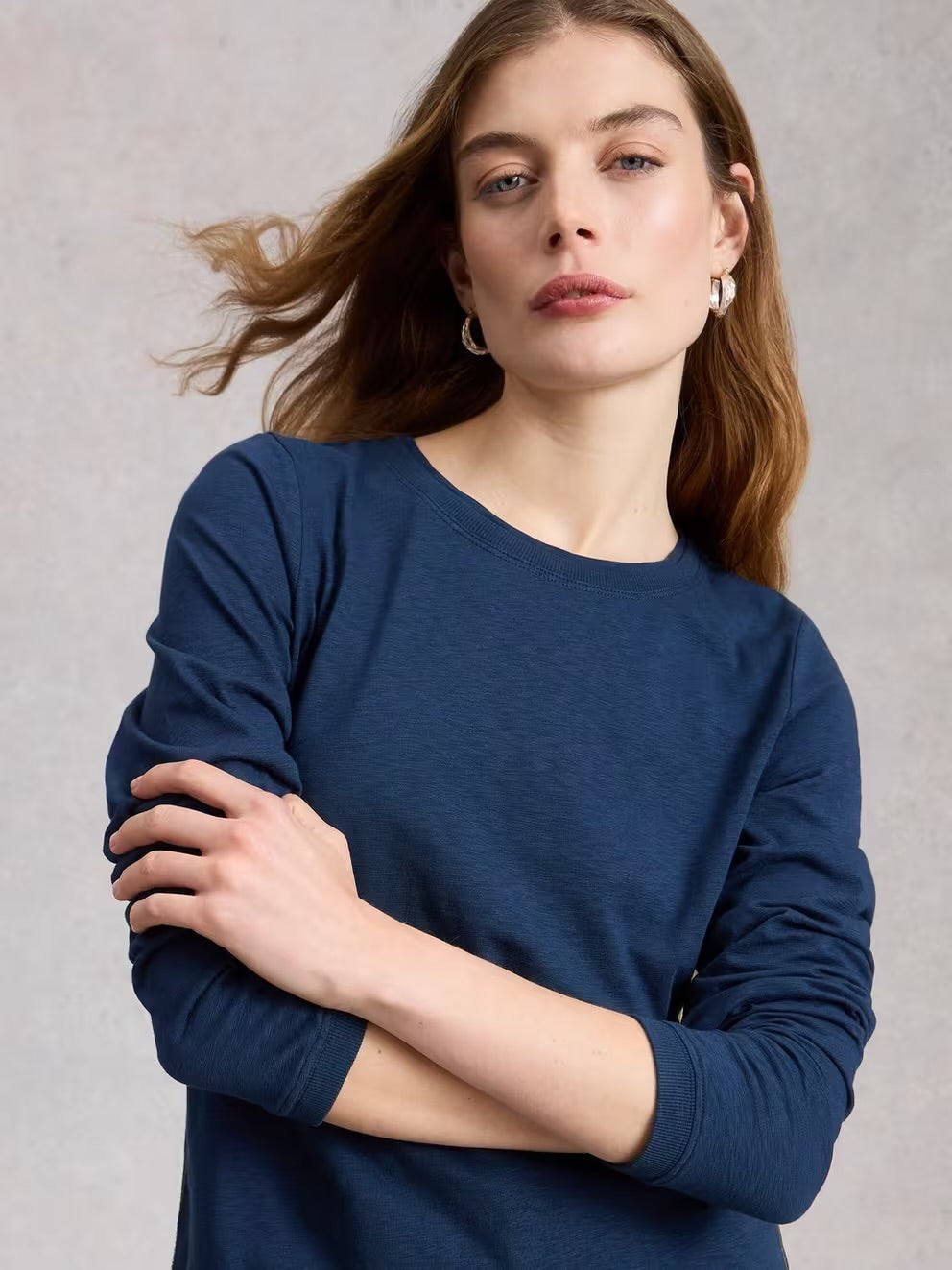 White Stuff Womens Clara Solid T-Shirt 440353 Navy Clothing UK8 / Navy,UK10 / Navy,UK12 / Navy,UK14 / Navy