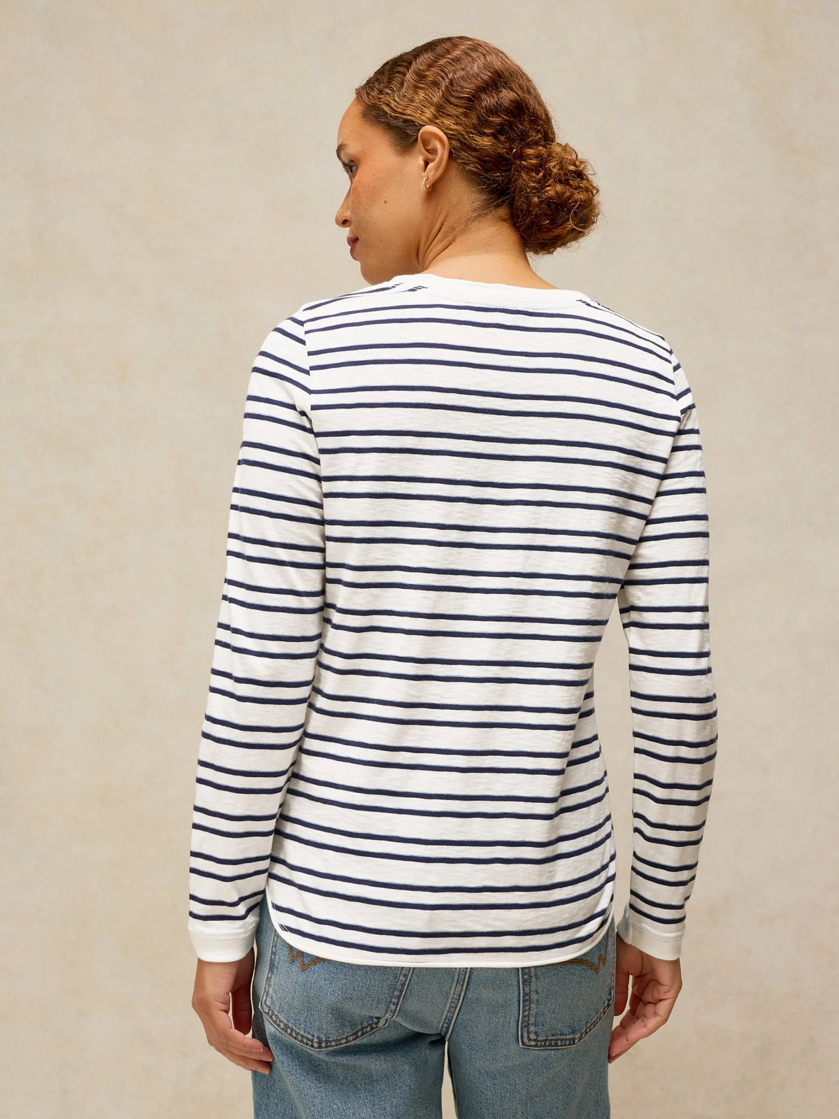 White Stuff Womens Clara T-Shirt 447078 White Blue Stripe Print Clothing UK8 / Blue,UK10 / Blue,UK12 / Blue,UK14 / Blue,UK16 / Blue