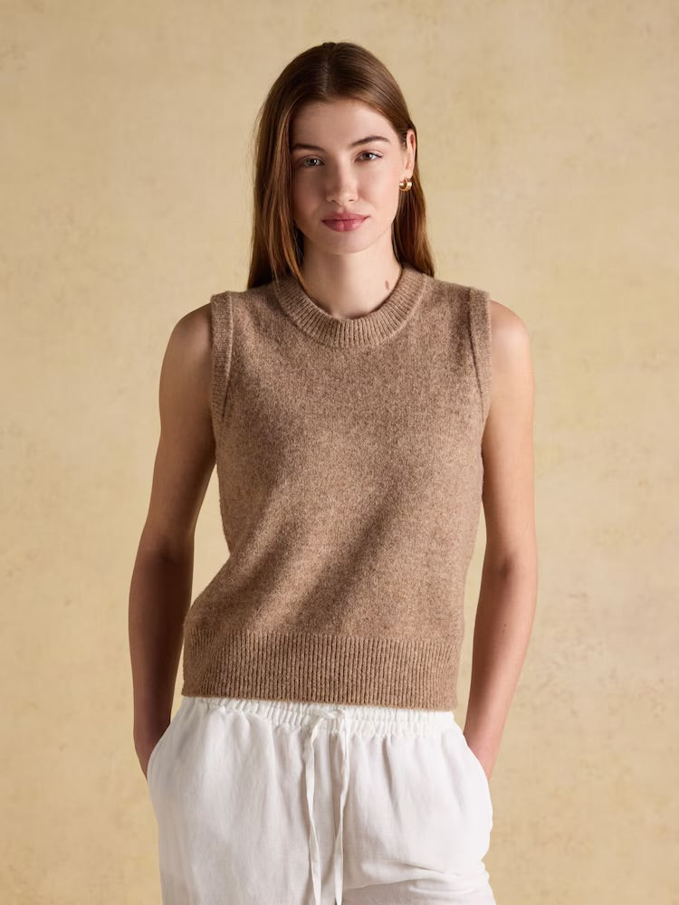 Joules Womens Holly Tank At802903 Tan Clothing S / Tan,M / Tan,L / Tan