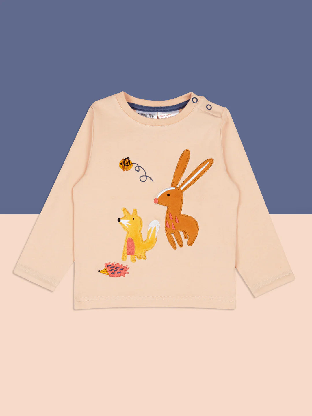 Blade &amp; Rose Meadow Farmyard Infant T-Shirt Clothing 0-6M / Apricot,6-12M / Apricot,12-24M / Apricot