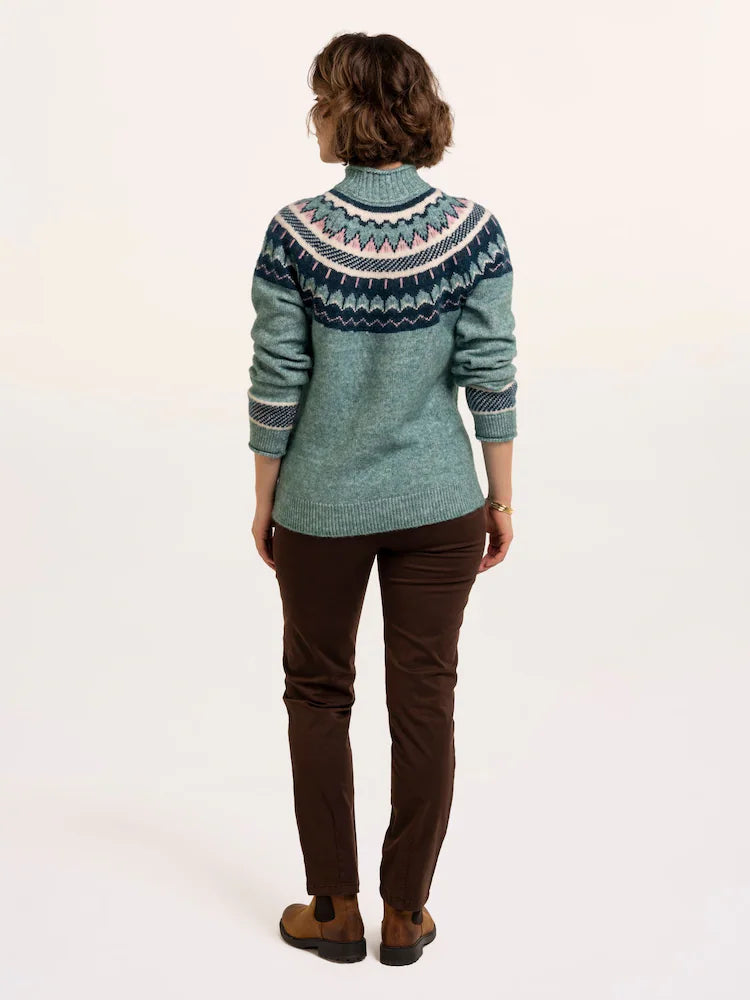 Brakeburn Womens Alma Fairisle Jumper