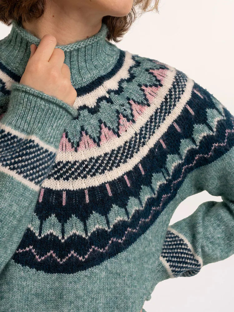 Brakeburn Womens Alma Fairisle Jumper