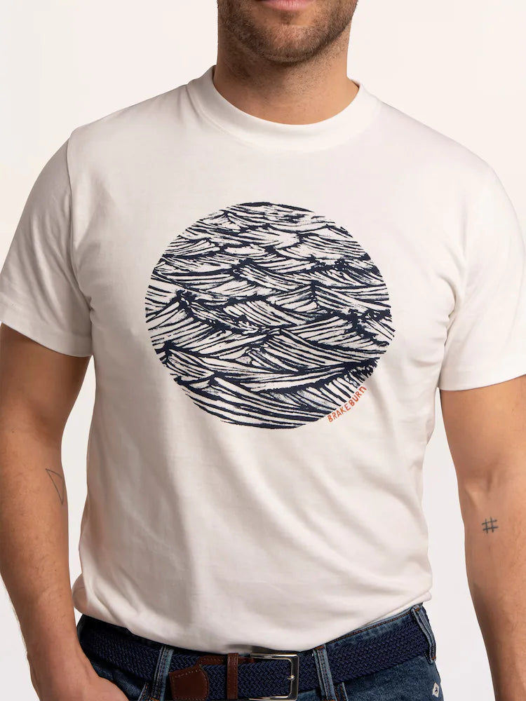 Brakeburn Mens Kilburn Stormy Seas T-Shirt
