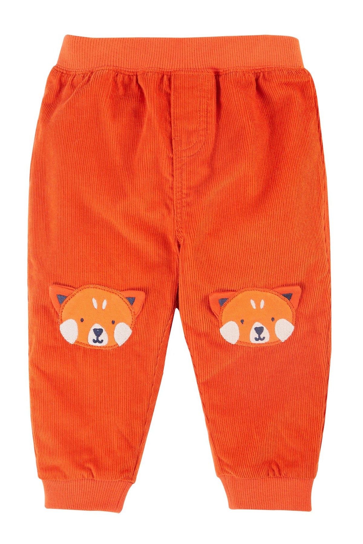 Frugi Infant Cassius Cord Trousers Red Panda Clothing 3-6M / Orange,6-9M / Orange,9-12M / Orange,12-18M / Orange,18-24M / Orange,2-3YRS / Orange,3-4YRS / Orange