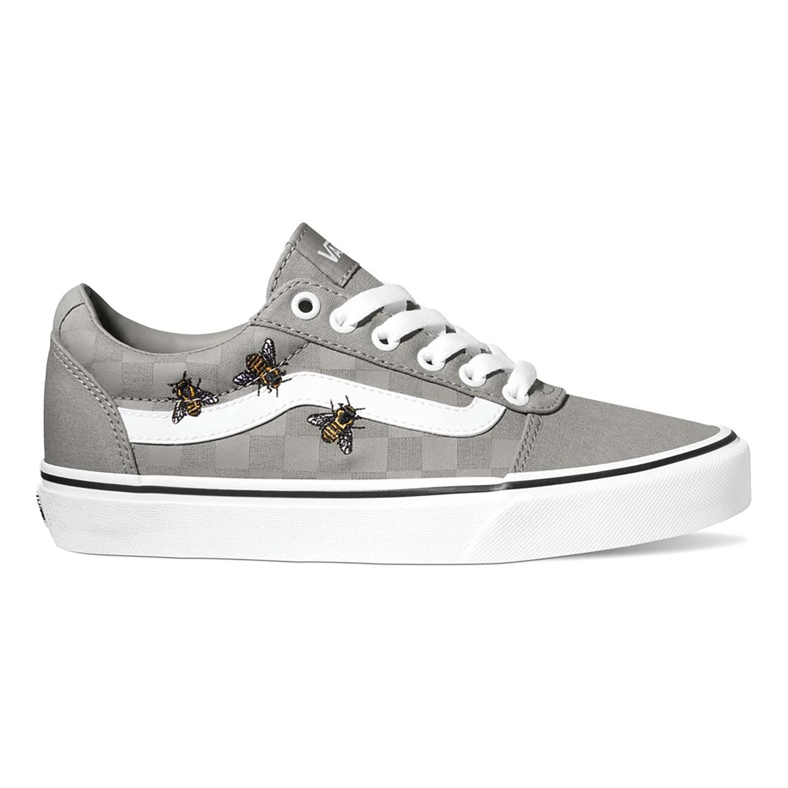 Womens grey on sale vans shoes