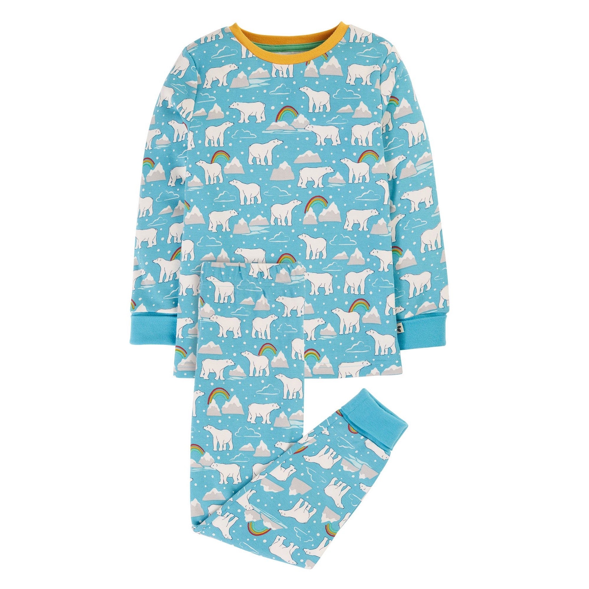 Frugi Sundown Pj Set 500134A4wttl Winter Tales Clothing 2-3YRS / Blue,3-4YRS / Blue,4-5YRS / Blue,5-6YRS / Blue,6-7YRS / Blue,7-8YRS / Blue,8-9YRS / Blue,9-10YRS / Blue