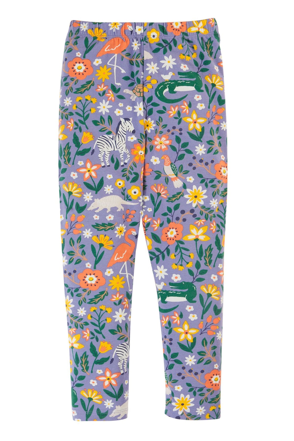 Frugi Libby Leggings 500090A4rffr Rainforest Friends Clothing 4-5YRS / Multi,5-6YRS / Multi,6-7YRS / Multi,7-8YRS / Multi