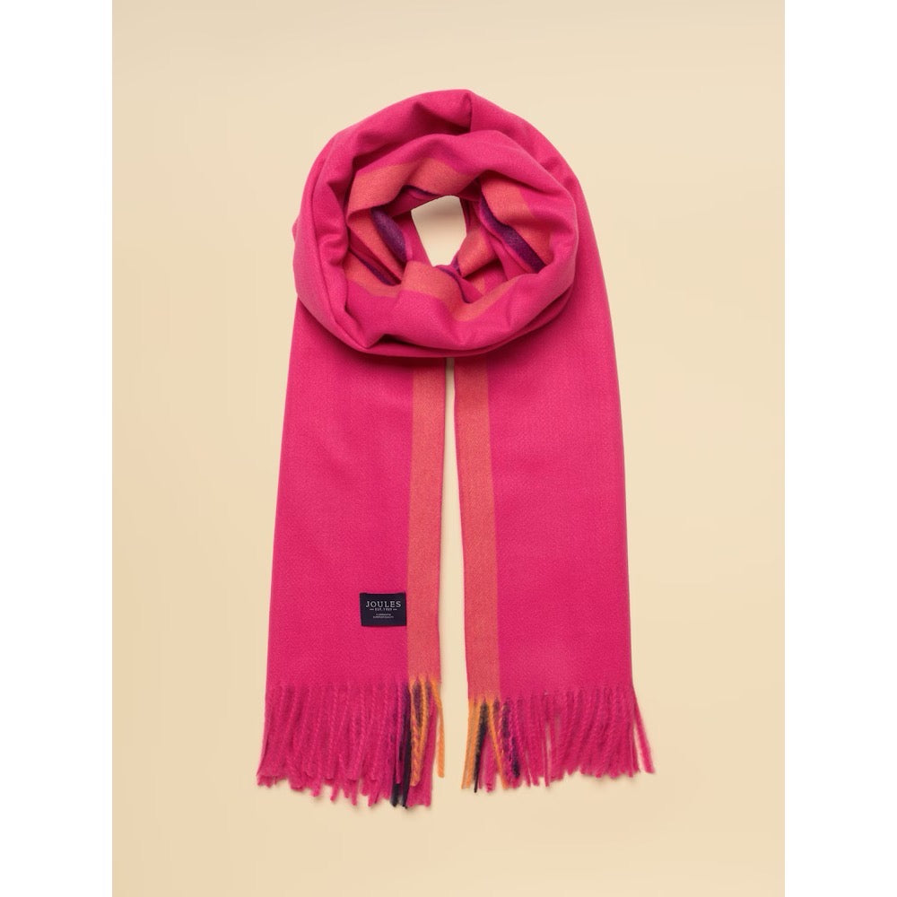 Joules Womens Blanket Scarf G90-794 Pink