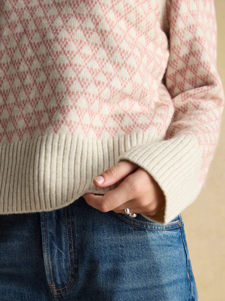 Joules Womens Addison Jumper At782904 Pink Clothing S / Pink,M / Pink,L / Pink