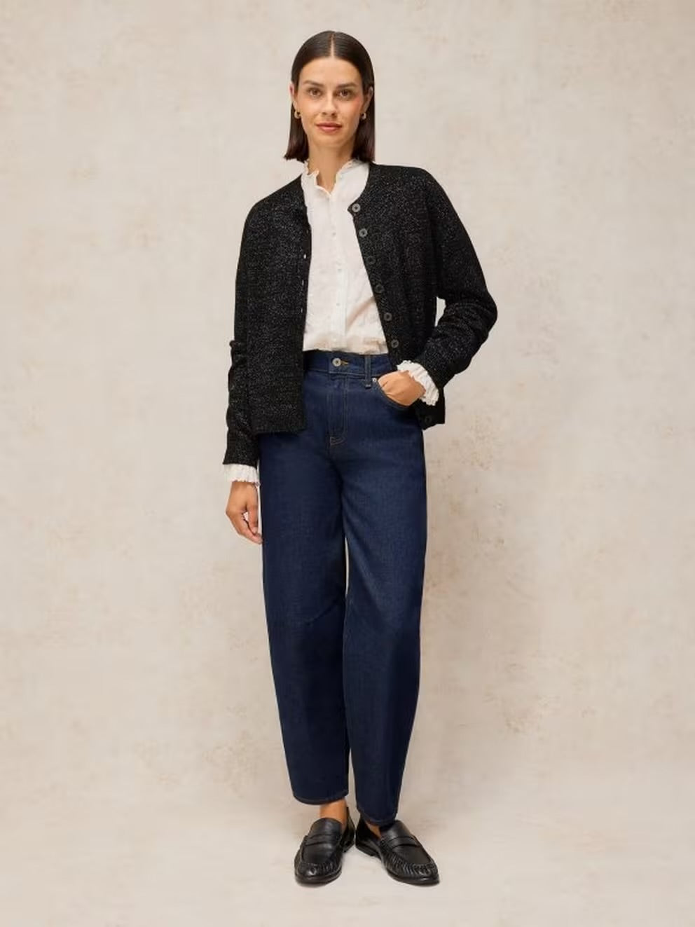 White Stuff Womens Sansa Sparkle Cardigan 447451 Black Clothing UK8 / Black,UK10 / Black,UK12 / Black,UK14 / Black,UK16 / Black,UK18 / Black