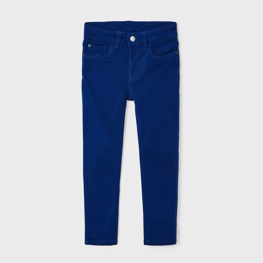 Mayoral Boys Soft Slim Fit Trousers 4523 Cobalt Blue Clothing 4YRS / Cobalt Blue,5YRS / Cobalt Blue,6YRS / Cobalt Blue,7YRS / Cobalt Blue,8YRS / Cobalt Blue,9YRS / Cobalt Blue