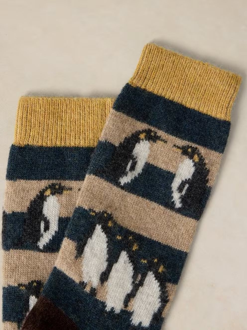 White Stuff Mens Cosy Socks In A Box 447921 Penguins Clothing ONE SIZE / Multi