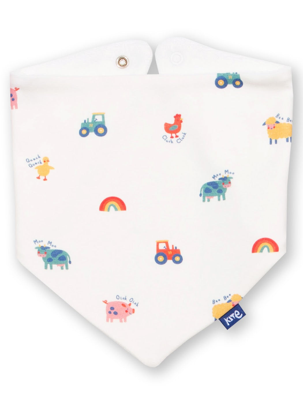 Kite Old Macdonald Bib 53-1742 Accessories ONE SIZE / White