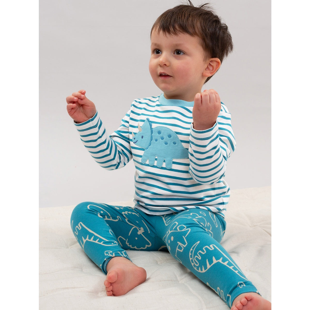 Kite Infant Doodle Dino Leggings 63-9396-Ybl Clothing 3-6M / Blue,6-9M / Blue,9-12M / Blue,12-18M / Blue,18-24M/2Y / Blue,3YRS / Blue,4YRS / Blue,5YRS / Blue