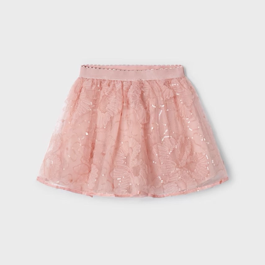 Mayoral Girls Tulle Skirt 4901 Pink Clothing 5YRS / Pale Pink,7YRS / Pale Pink,9YRS / Pale Pink