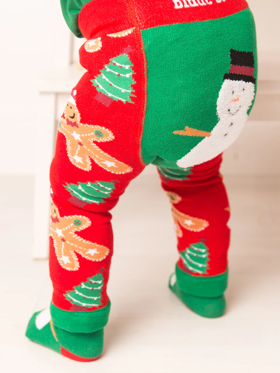 Blade &amp; Rose Snowman Knitted Leggings Clothing 0-6M / Red,6-12M / Red,12-24M / Red