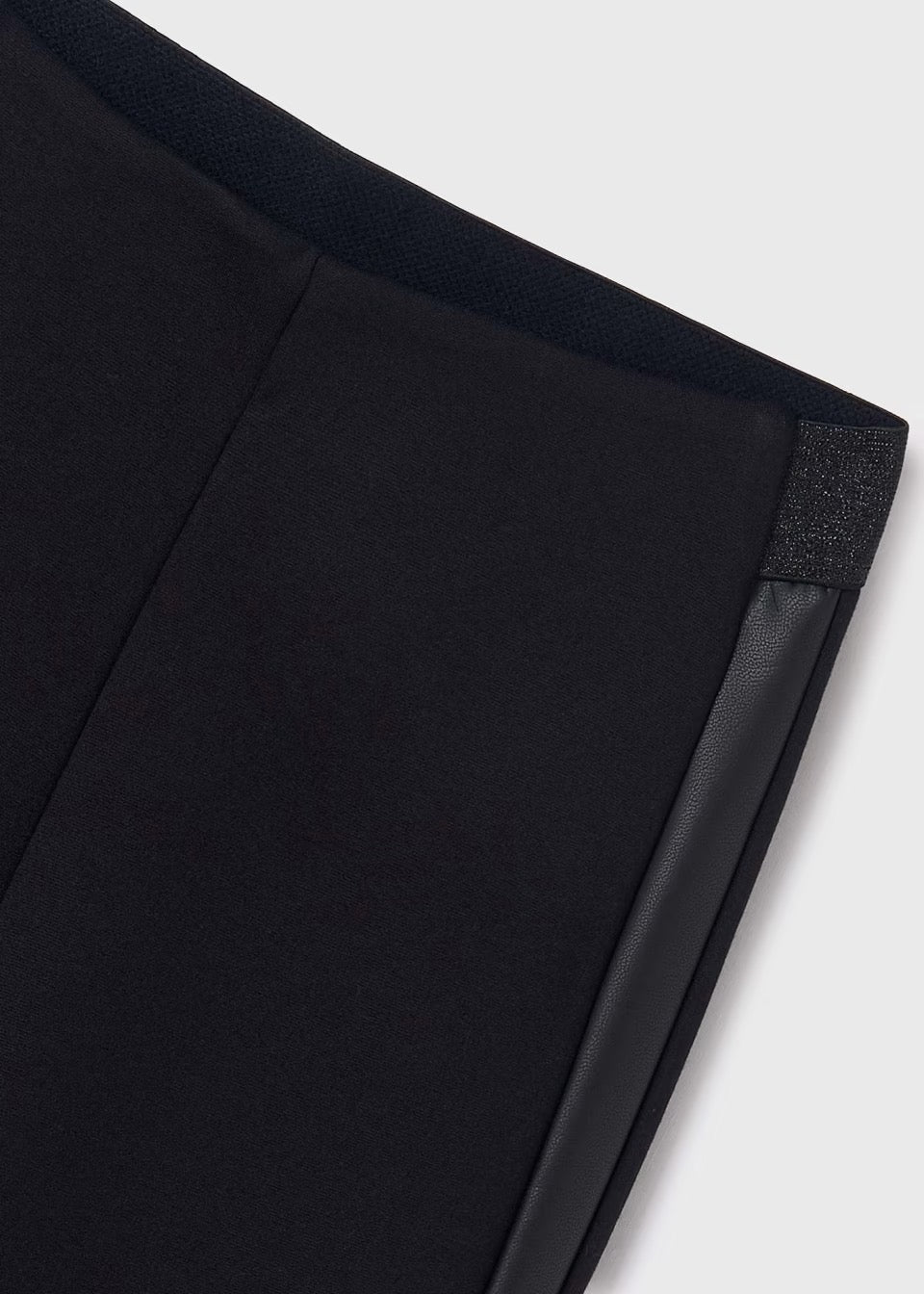 Mayoral Older Girls Detail Leggings 7743 Black Clothing 10YRS / Black,12YRS / Black,14YRS / Black