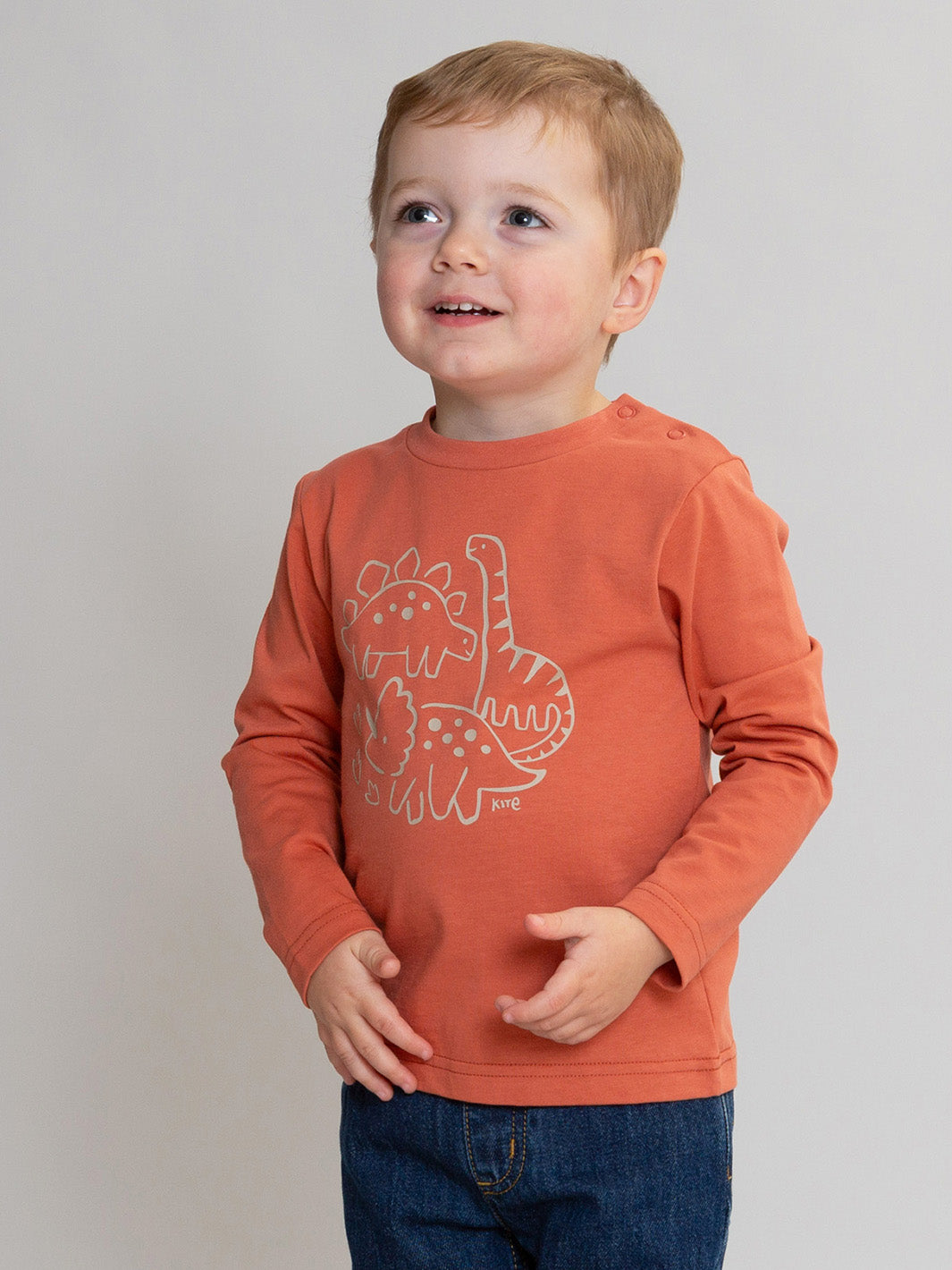 Kite Infant Boys Doodle Dino T-Shirt 63-9587-Ybt