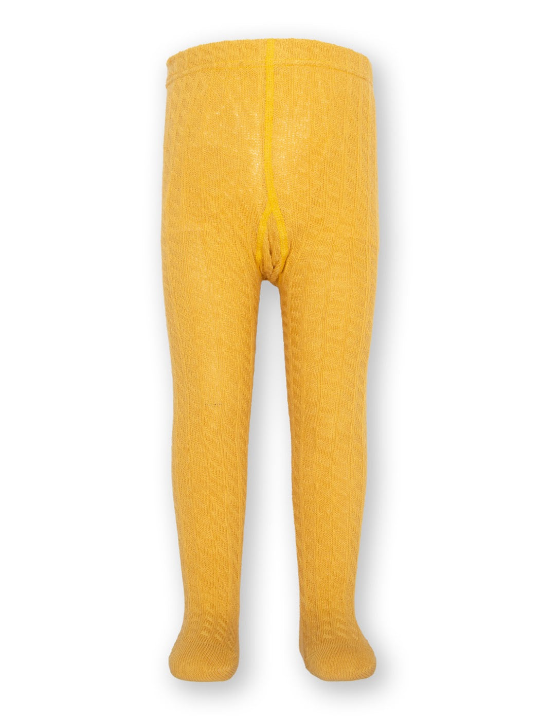 Kite Girls Cable Tights 53-7061 Ochre Clothing 2-4YRS / Yellow,4-6YRS / Yellow,6-8YRS / Yellow