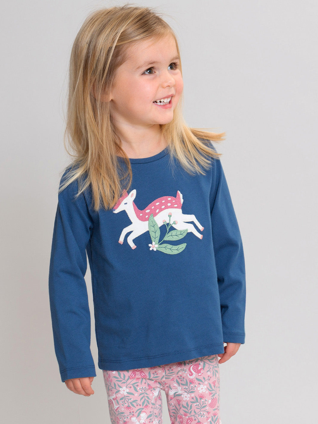 Kite Infant Girls T-Shirt Whispering Woods 63-T673-Agt Clothing 9-12M / Blue,12-18M / Blue,18-24M/2Y / Blue,3YRS / Blue,4YRS / Blue,5YRS / Blue,6YRS / Blue
