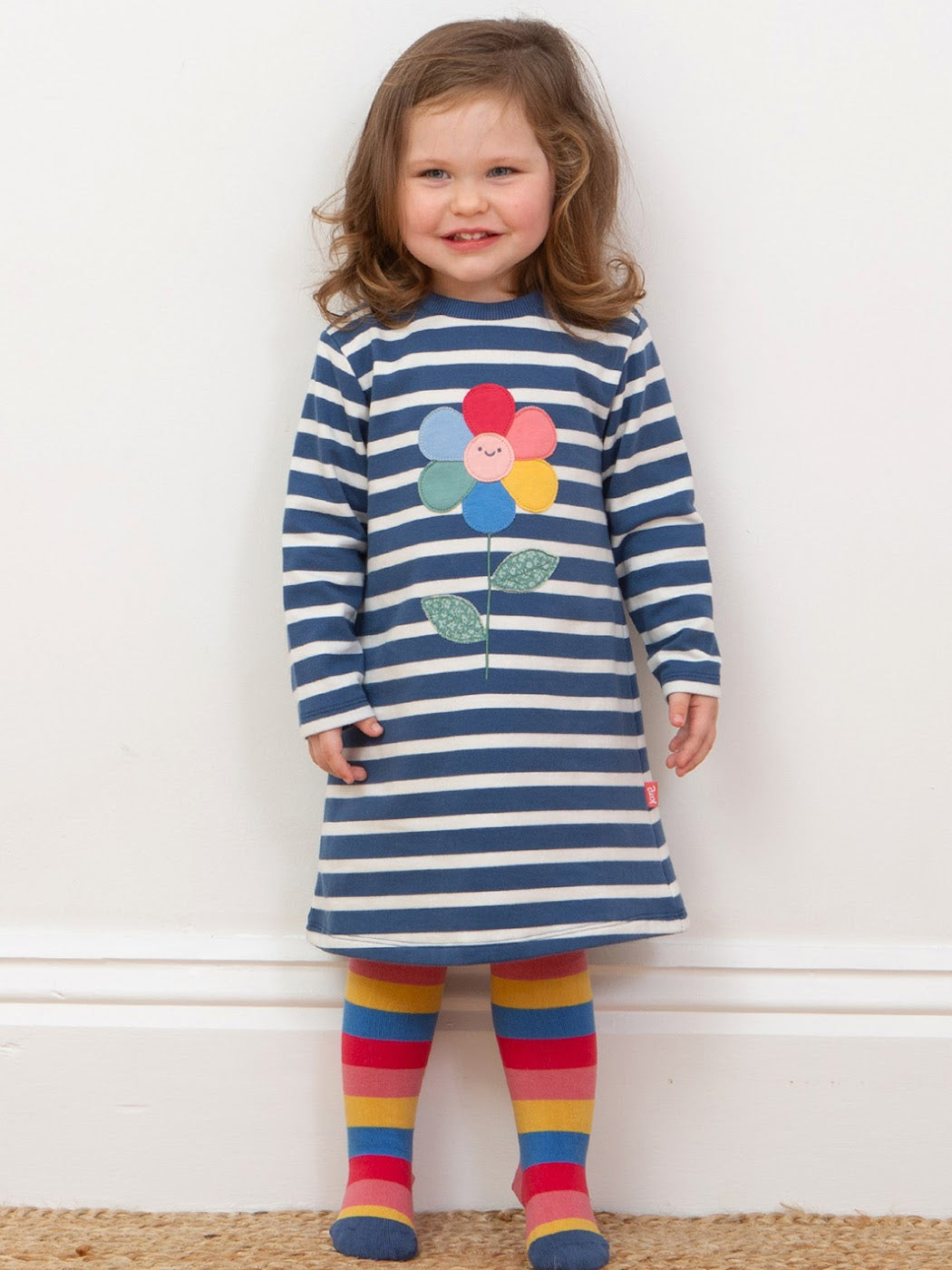 Kite Infant Stripy Tights 53-7899 Rose Pink Clothing 6-12M / Multi,12-24M / Multi