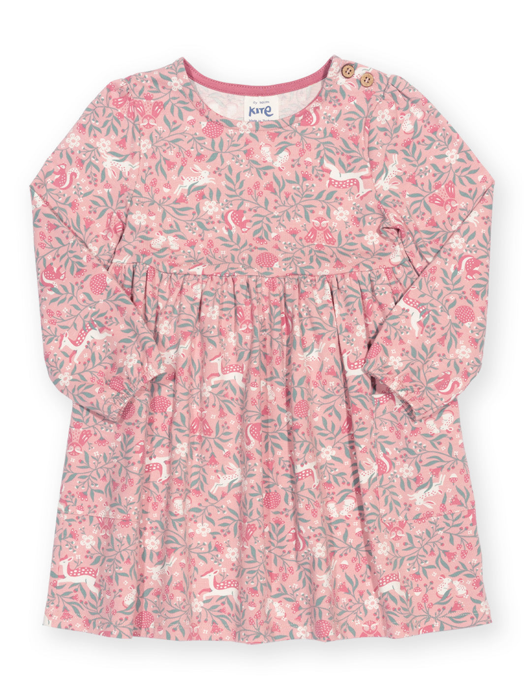 Kite Infant Girls Dress 63-T252-Agd Whispering Woods Clothing 9-12M / Pink,12-18M / Pink,18-24M/2Y / Pink,3YRS / Pink,4YRS / Pink,5YRS / Pink,6YRS / Pink