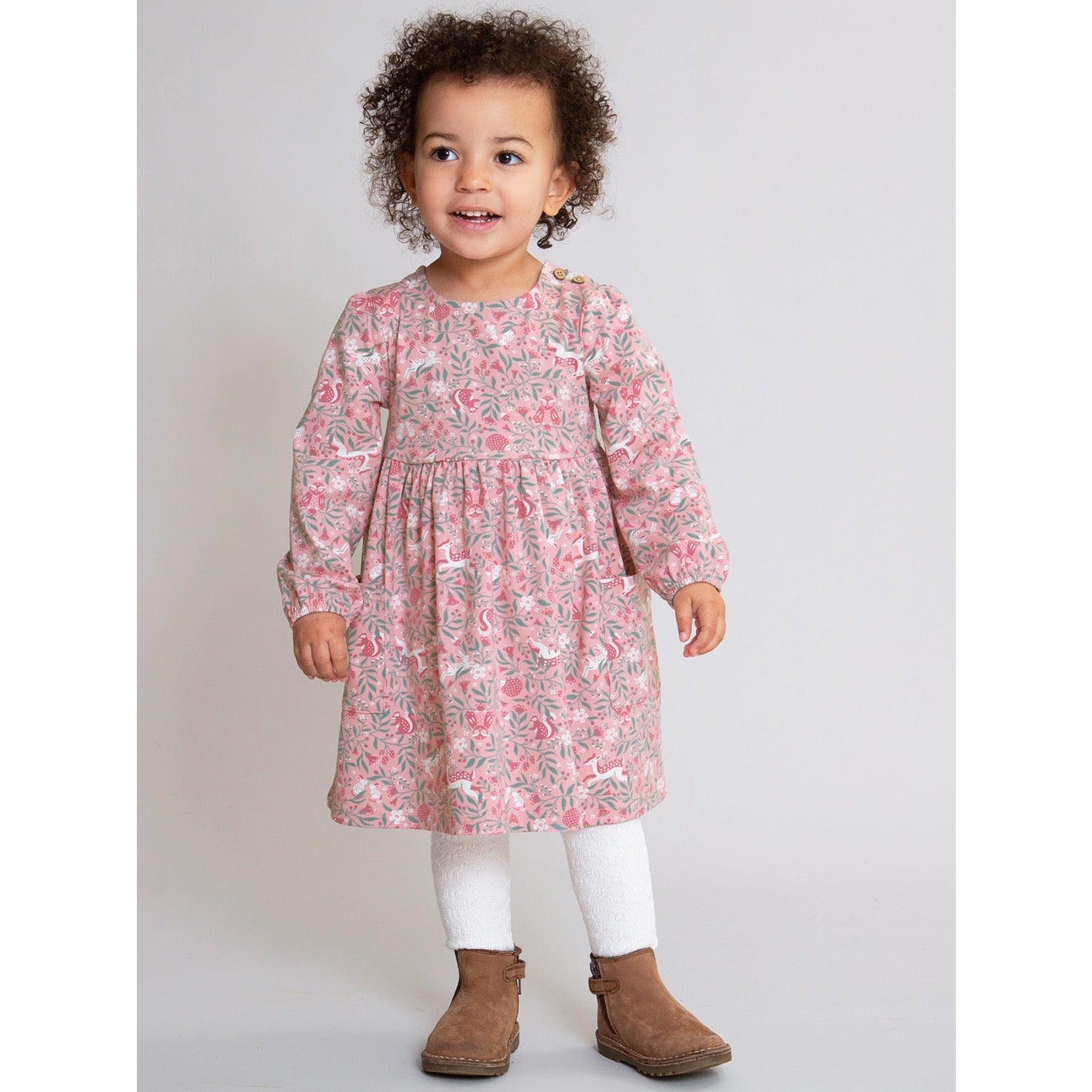 Kite Infant Girls Dress 63-T252-Agd Whispering Woods Clothing 9-12M / Pink,12-18M / Pink,18-24M/2Y / Pink,3YRS / Pink,4YRS / Pink,5YRS / Pink,6YRS / Pink