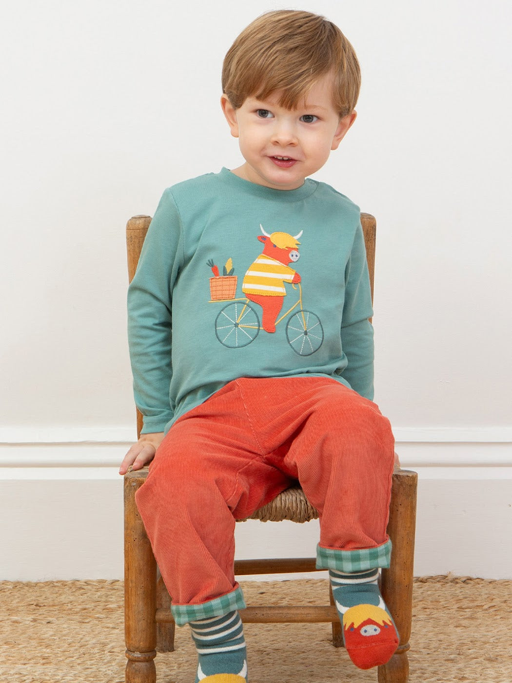 Kite Ox To Market Infant T-Shirt 53-9070 Seagrass Clothing 6-9M / Seagrass,9-12M / Seagrass,12-18M / Seagrass,18-24M/2Y / Seagrass,3YRS / Seagrass,4YRS / Seagrass,5YRS / Seagrass,6YRS / Seagrass