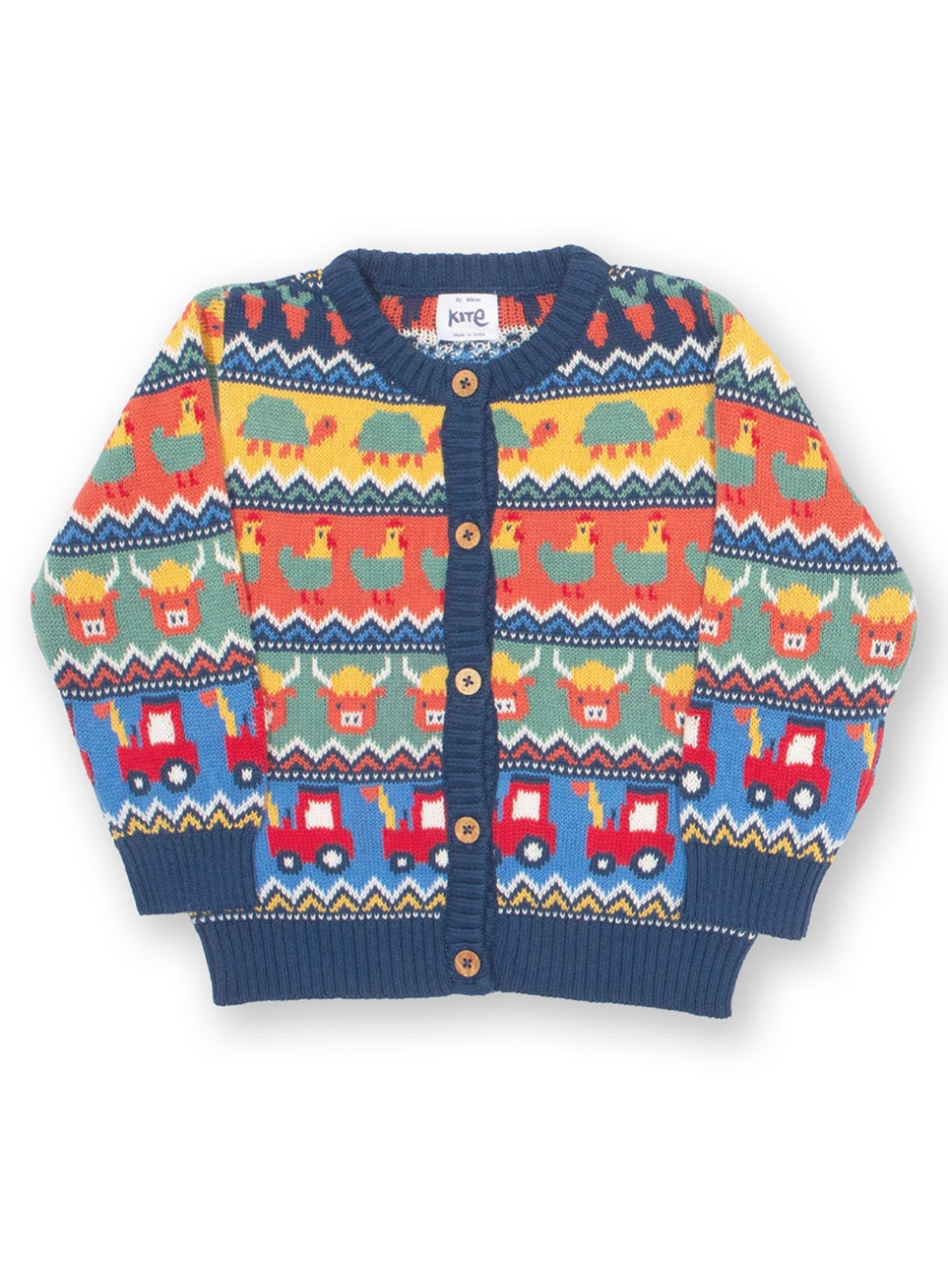 Kite Infant Kaleidoscope Cardigan 53-9098 Clothing 6-9M / Multi,9-12M / Multi,12-18M / Multi,18-24M/2Y / Multi,3YRS / Multi,4YRS / Multi,5YRS / Multi,6YRS / Multi