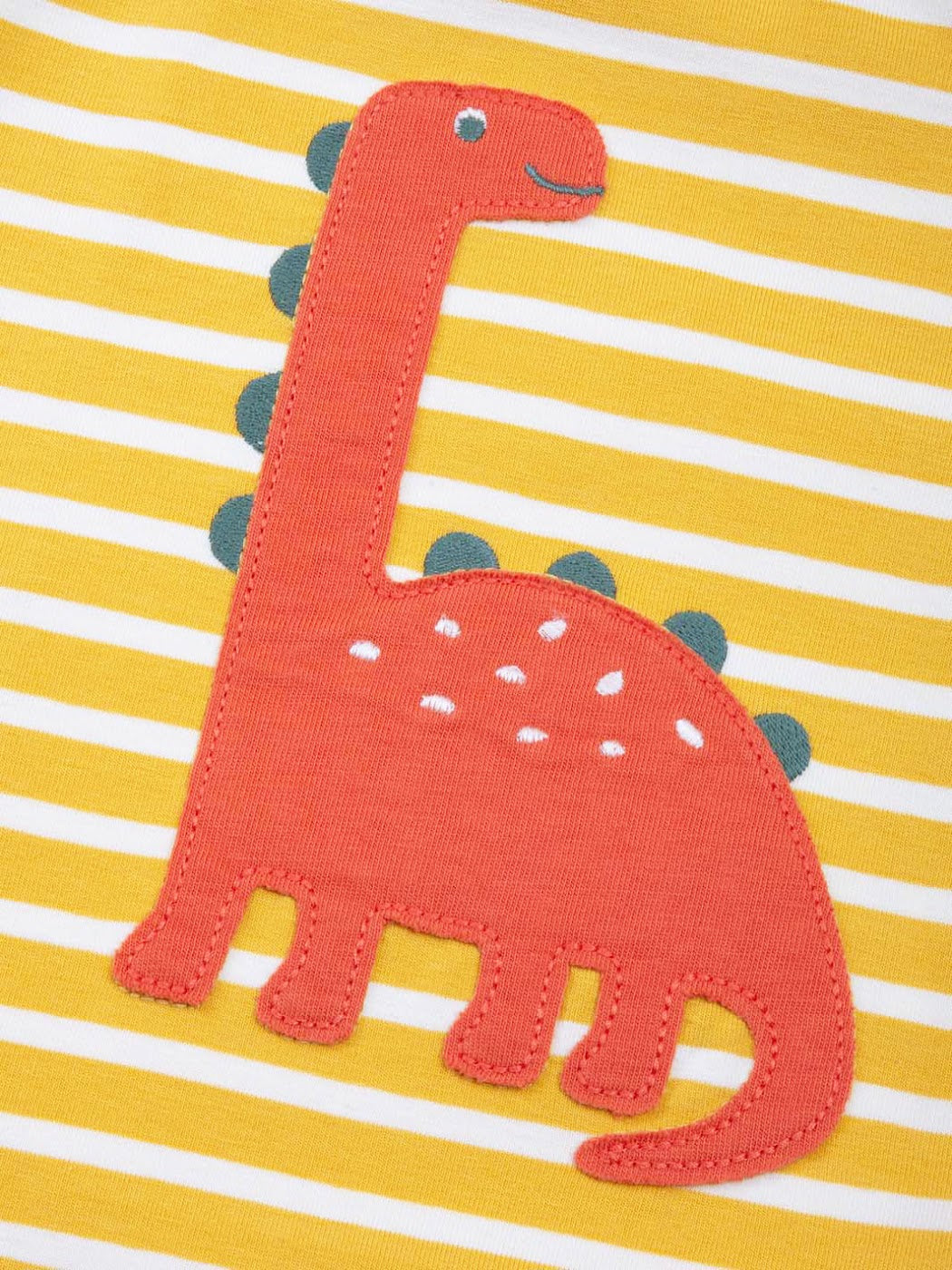 Kite Dinky Dino Infant T-Shirt 53-9326 Yellow Stripe Clothing 3-6M / Yellow,6-9M / Yellow,9-12M / Yellow,12-18M / Yellow,18-24M/2Y / Yellow,3YRS / Yellow,4YRS / Yellow,5YRS / Yellow