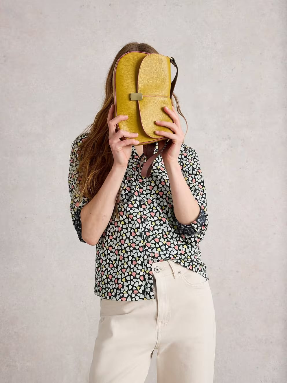 White Stuff Womens Annie Jersey Shirt 444331 Hearts Clothing UK8 / Multi,UK10 / Multi,UK12 / Multi,UK14 / Multi,UK16 / Multi