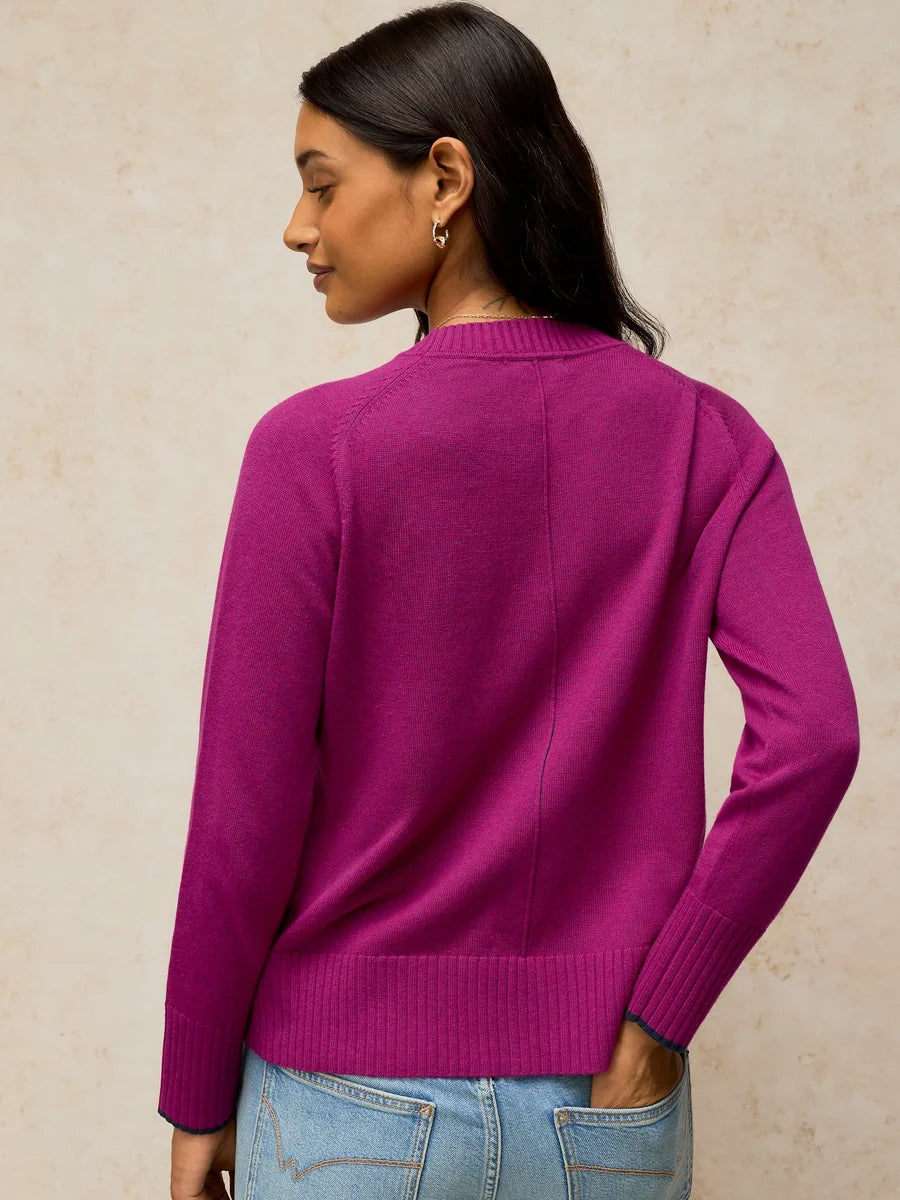 White Stuff Womens Sienna Jumper 447456 Dark Pink Clothing UK8 / Pink,UK10 / Pink,UK12 / Pink,UK14 / Pink,UK16 / Pink,UK18 / Pink