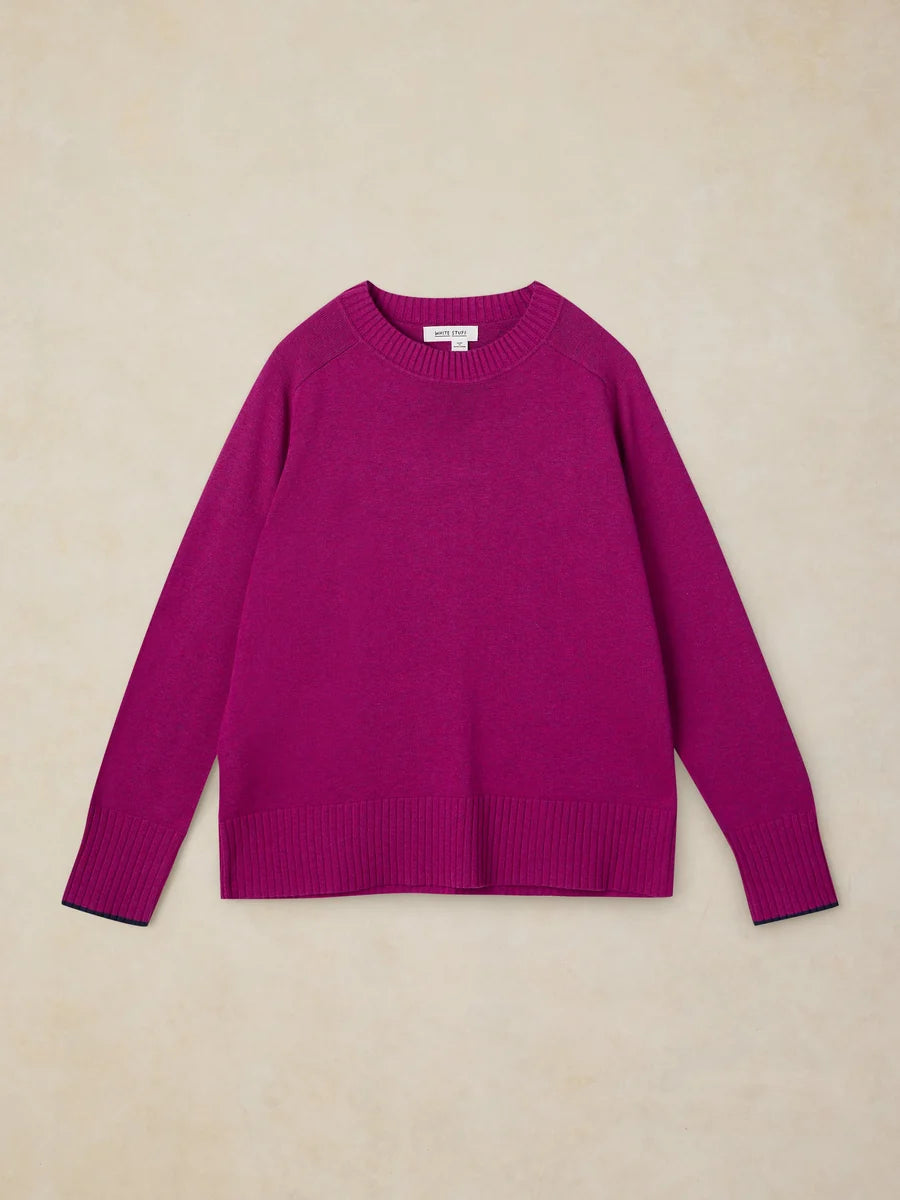 White Stuff Womens Sienna Jumper 447456 Dark Pink Clothing UK8 / Pink,UK10 / Pink,UK12 / Pink,UK14 / Pink,UK16 / Pink,UK18 / Pink