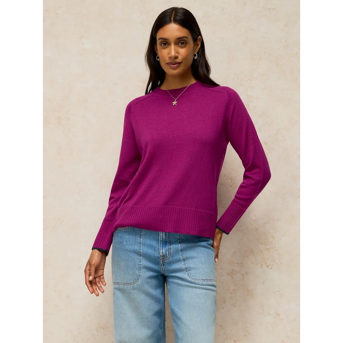 White Stuff Womens Sienna Jumper 447456 Dark Pink Clothing UK8 / Pink,UK10 / Pink,UK12 / Pink,UK14 / Pink,UK16 / Pink,UK18 / Pink