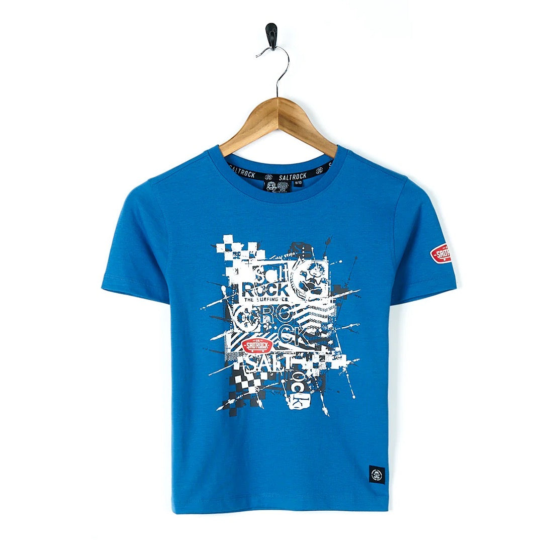 Saltrock Warp Mashup Kids T-Shirt Clothing 7/8YRS / Blue,9/10YRS / Blue,11/12YRS / Blue,13YRS / Blue