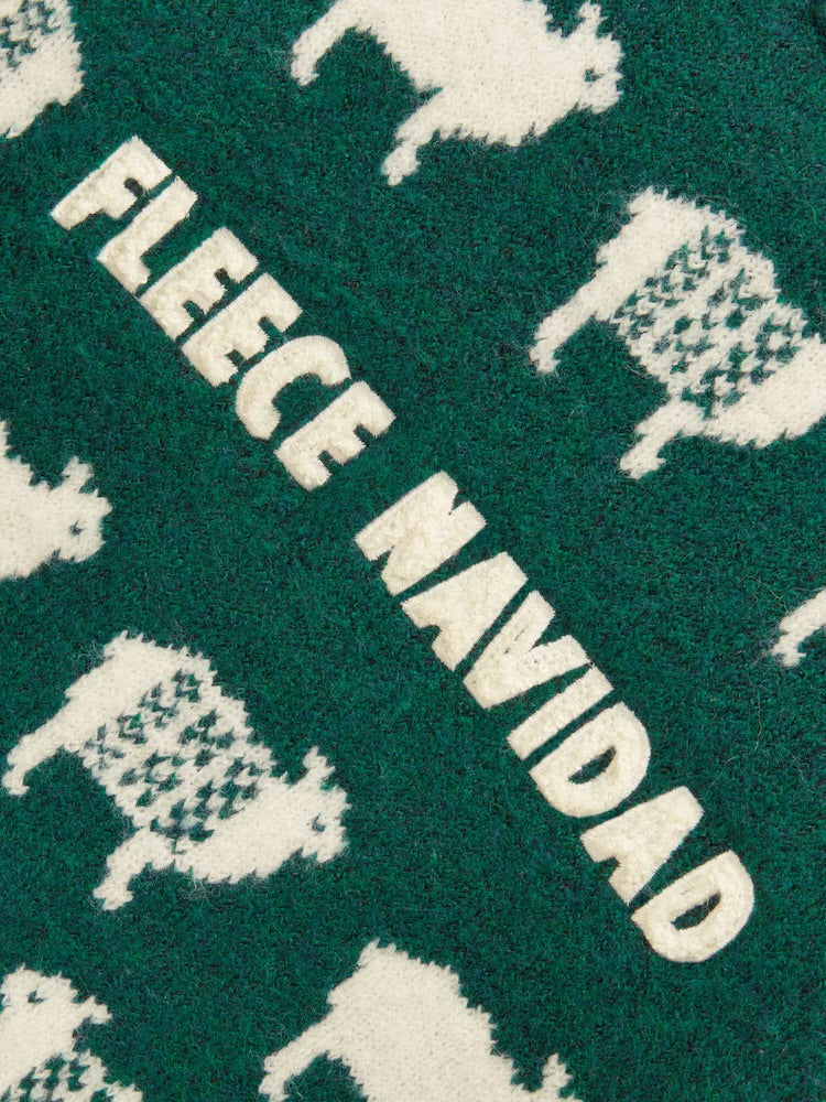Joules Kids Fleece Navidad Jumper H06-926 Green Sheep Clothing 5-6YRS / Green,7-8YRS / Green,9-10YRS / Green,11-12YRS / Green