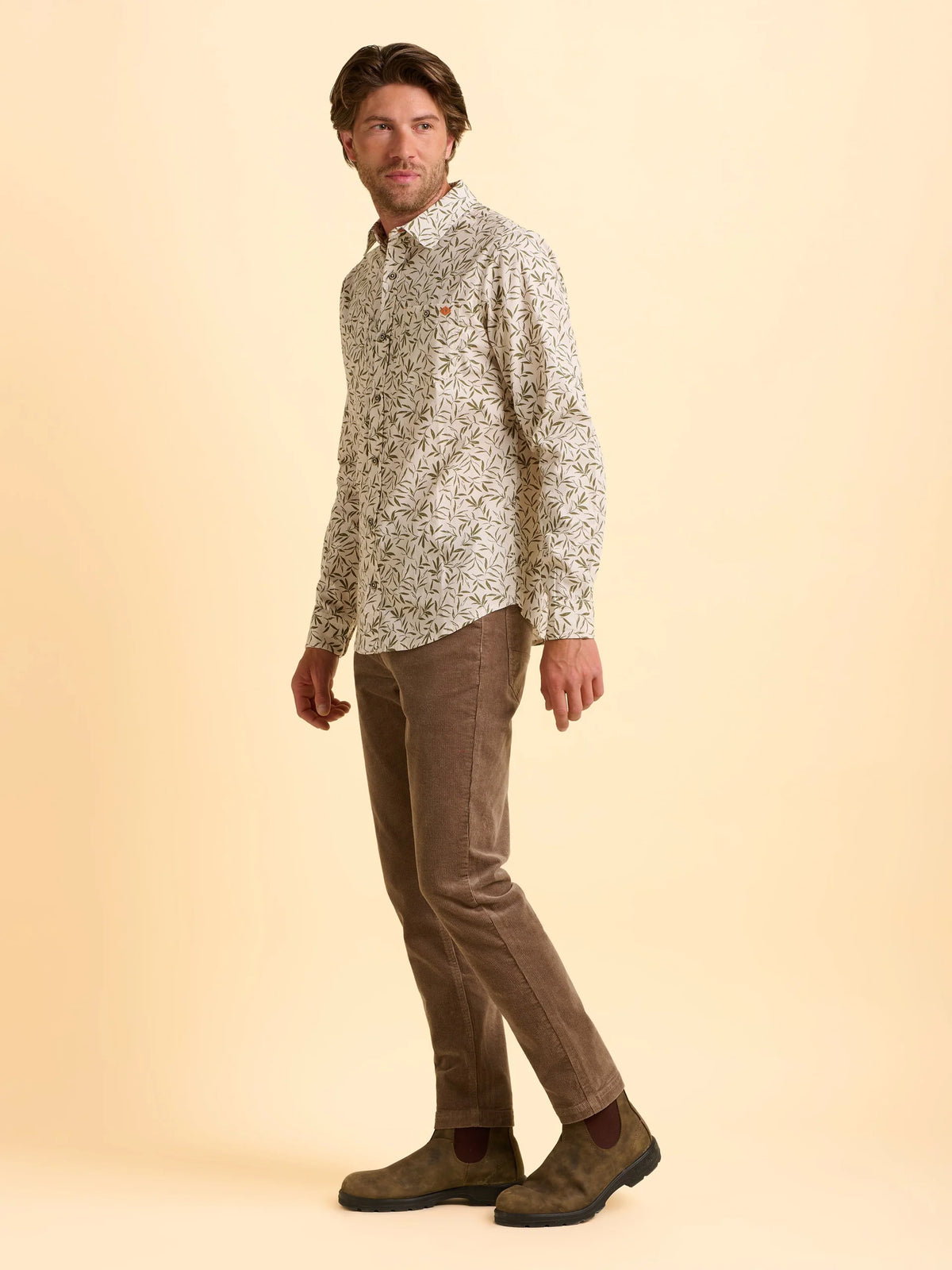 Brakeburn Mens Bexwell Shirt Bbmsht0013448 Cream Clothing M / Cream,L / Cream,XL / Cream,XXL / Cream