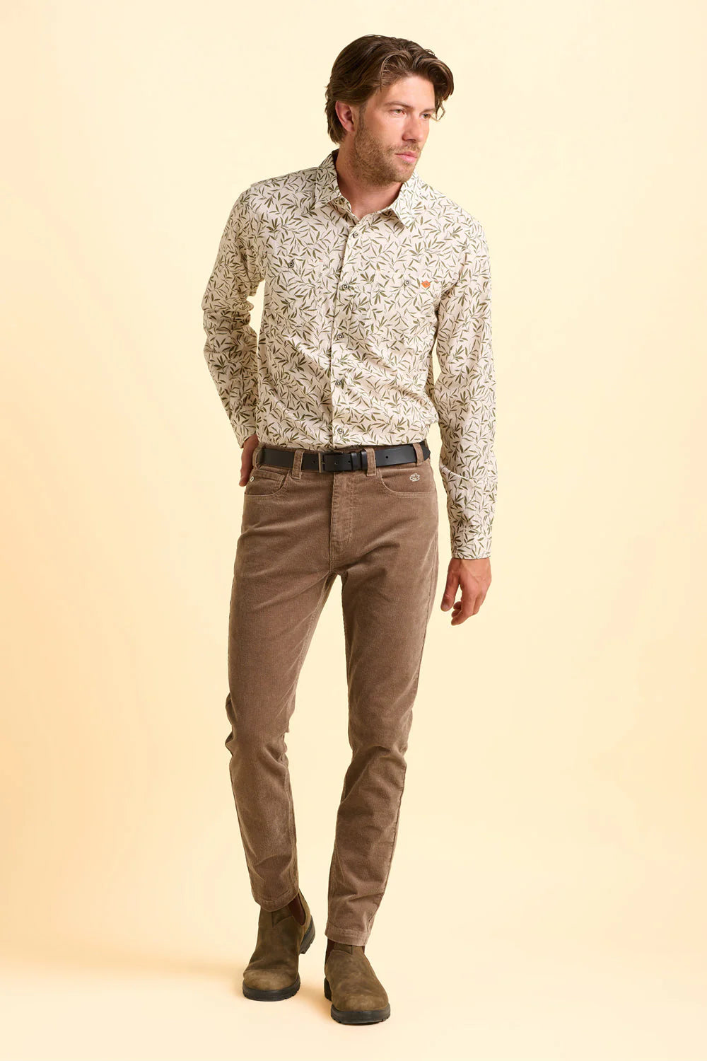 Brakeburn Mens Bexwell Shirt Bbmsht0013448 Cream Clothing M / Cream,L / Cream,XL / Cream,XXL / Cream