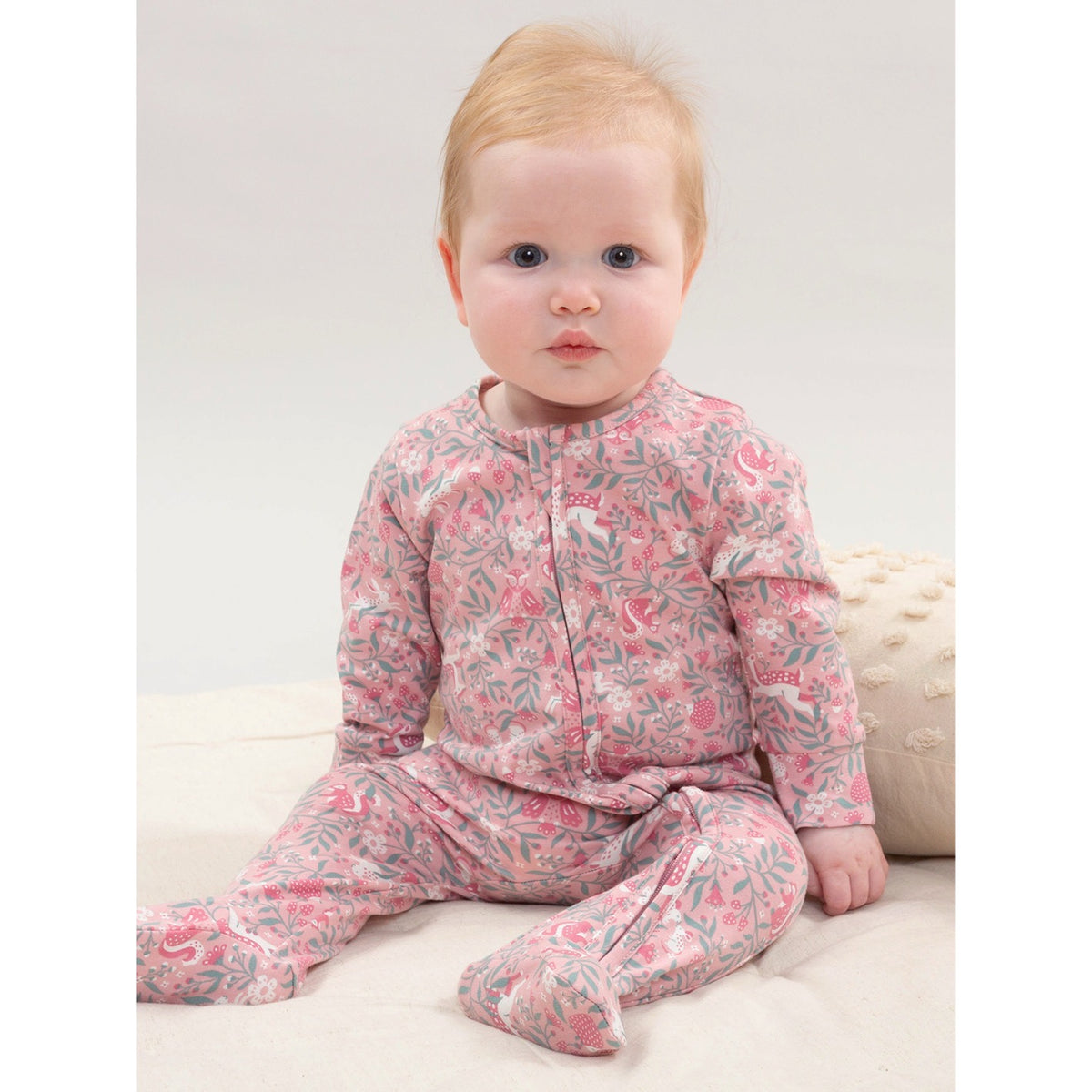 Kite Whispering Woods Baby Sleepsuit 63-8662 Clothing NEWBORN / Pink,0-1M / Pink,0-3M / Pink,3-6M / Pink,6-9M / Pink