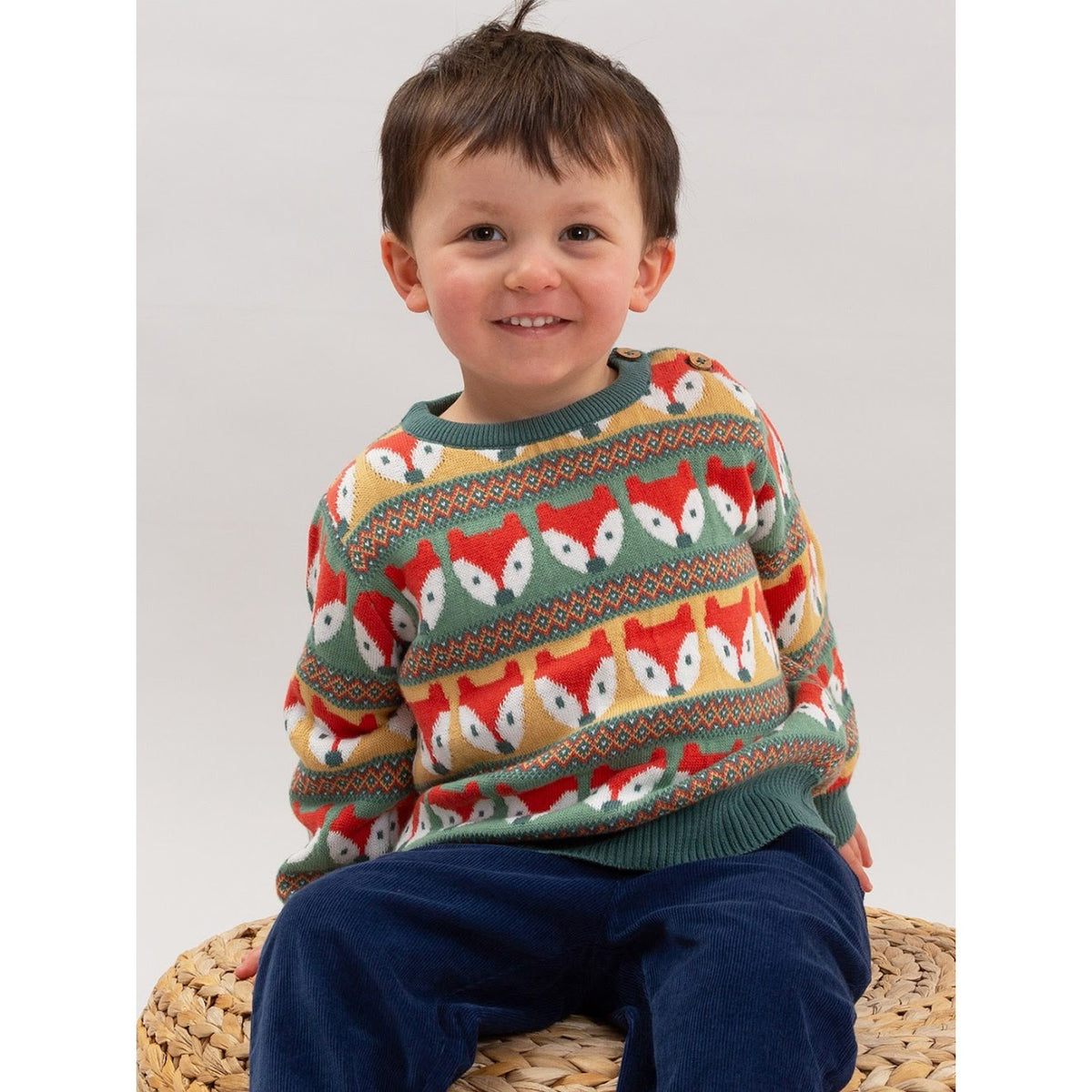 Kite Infant Clever Fox Jumper 63-9890-Ybk Clothing 6-9M / Multi,9-12M / Multi,12-18M / Multi,18-24M/2Y / Multi,3YRS / Multi,4YRS / Multi,5YRS / Multi