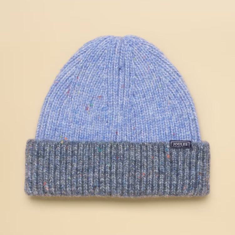 Joules Kids Colourblock Beanie V26717 Blue