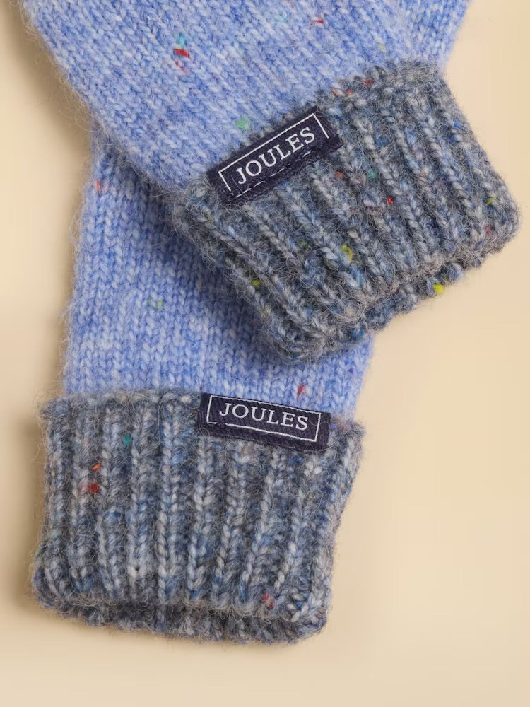 Joules Kids Colourblock Gloves Y30498 Blue