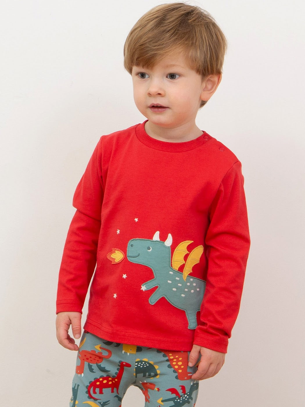 Kite Little Dragon Infant T-Shirt 53-9450 Red Clothing 3-6M / Red,6-9M / Red,9-12M / Red,12-18M / Red,18-24M/2Y / Red,3YRS / Red,4YRS / Red,5YRS / Red