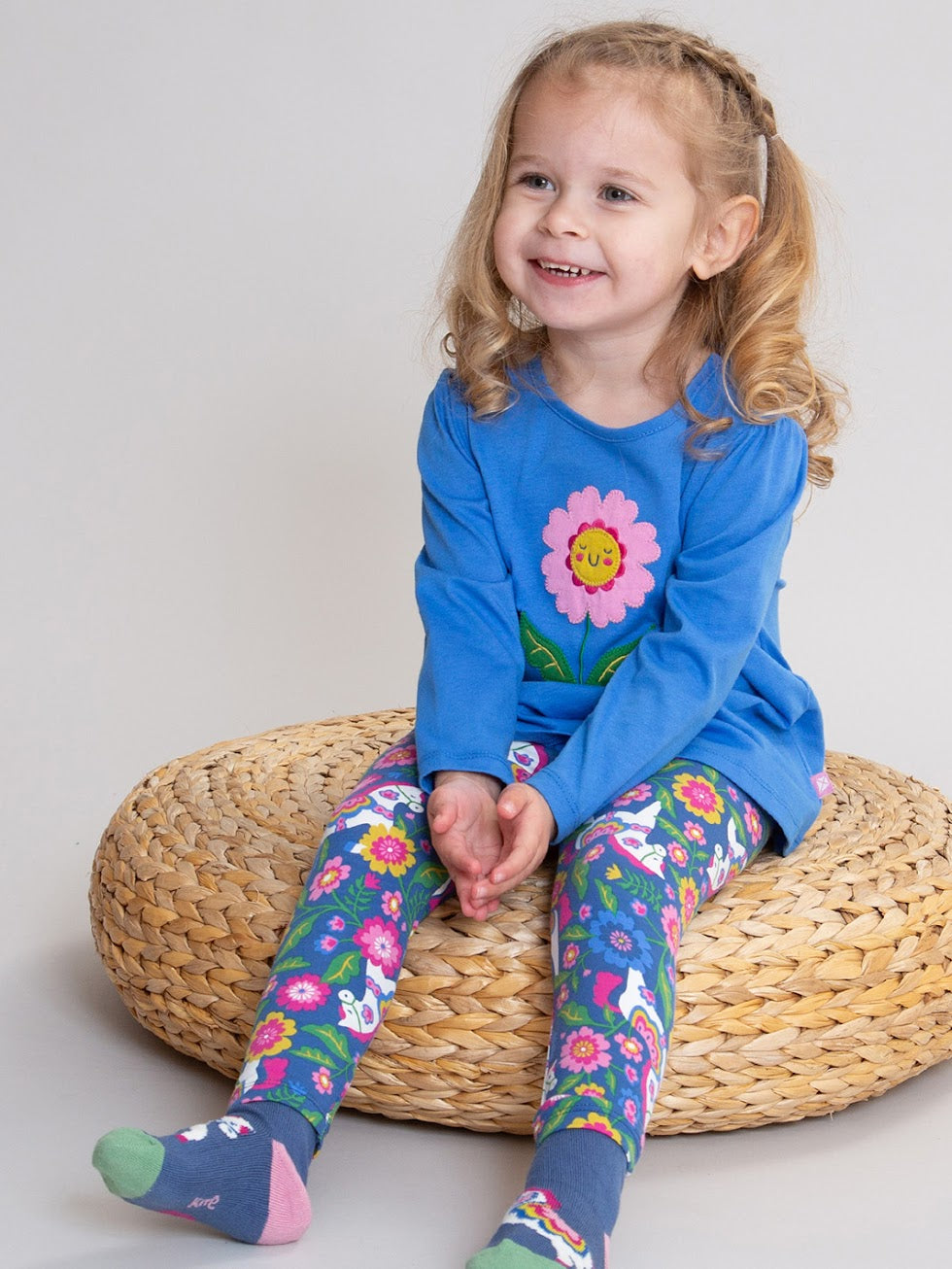 Kite Infant Girls Tunic Blooming Happy 64-9719-Ygt