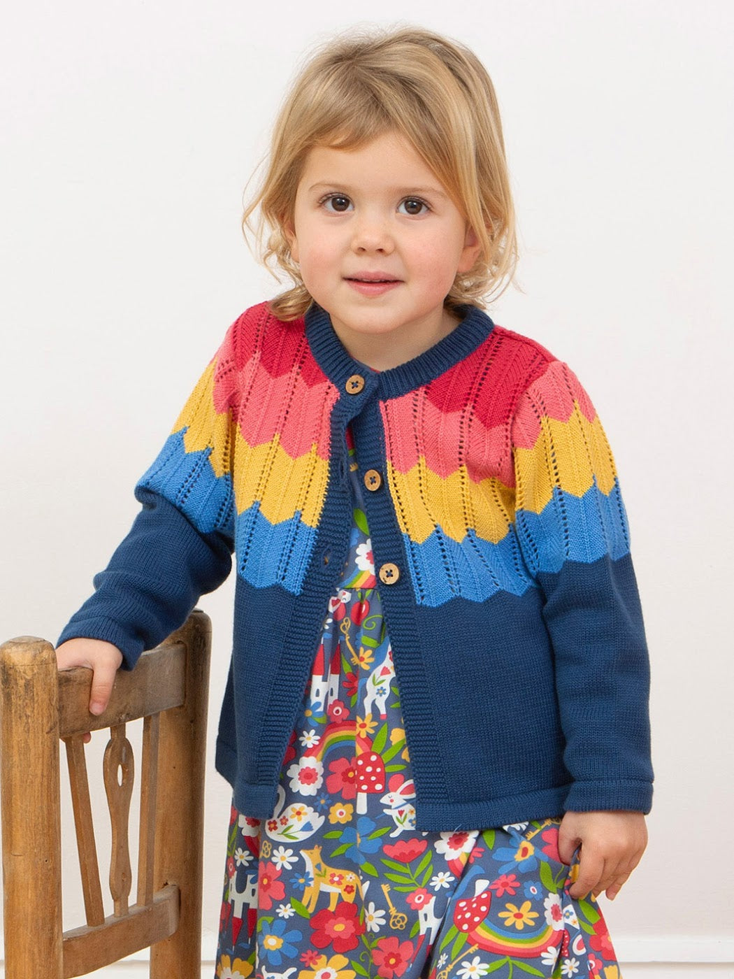 Kite Zigzag Cardigan 53-F354 Clothing 3YRS / Multi,4YRS / Multi,5YRS / Multi,6YRS / Multi,8YRS / Multi