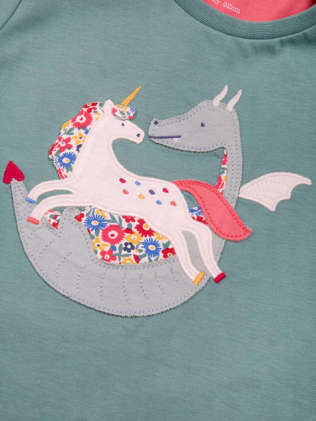 Kite Folktale Friends T-Shirt 53-F402 Clothing 3YRS / Seagrass,4YRS / Seagrass,5YRS / Seagrass,6YRS / Seagrass,7YRS / Seagrass,8YRS / Seagrass