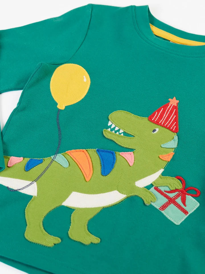 Frugi Adventure T-Shirt 501878A6bsjq Dinosaur Party