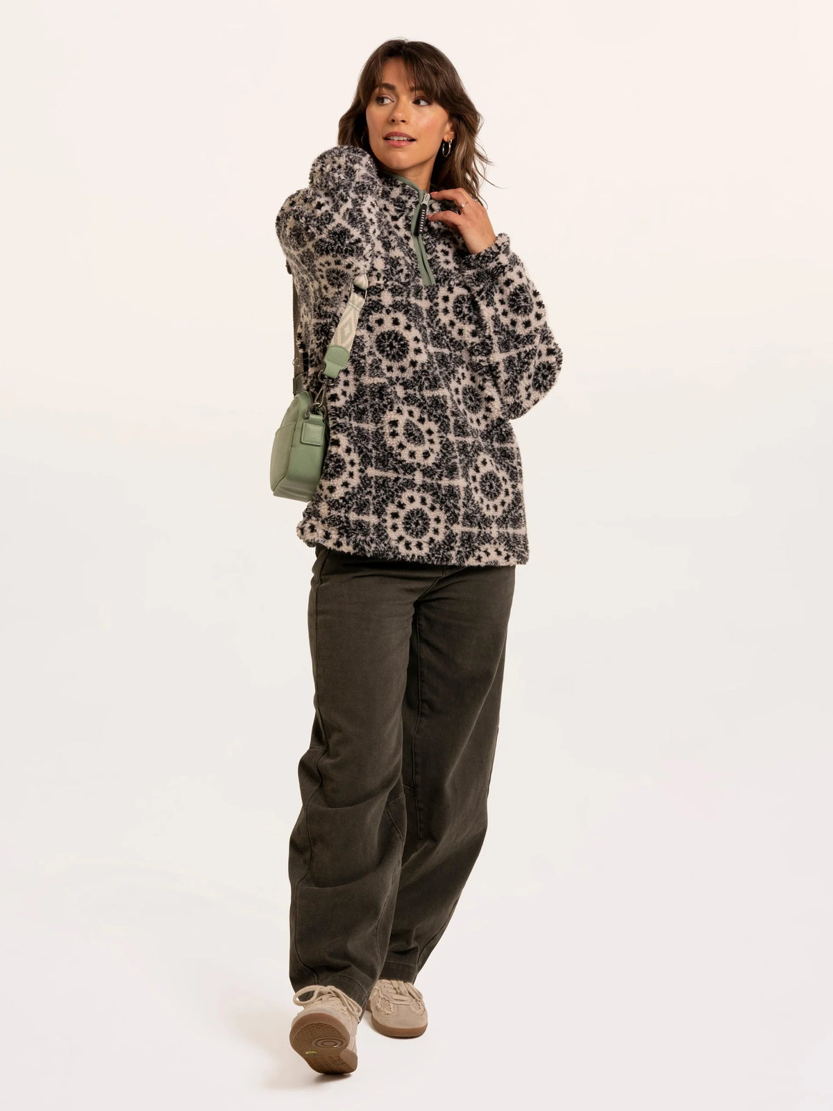 Brakeburn Womens Wey Printed Fleece Bbljkt0015136aw26 Clothing UK8 / Multi,UK10 / Multi,UK12 / Multi,UK14 / Multi,UK16 / Multi