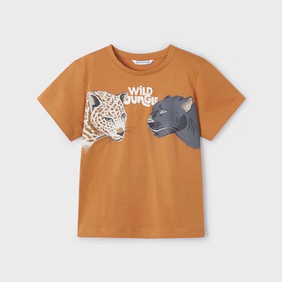 Mayoral Boys Wild Jungle T-Shirt 3011 Paprika Clothing 3YRS / Paprika,4YRS / Paprika,5YRS / Paprika,6YRS / Paprika,7YRS / Paprika,8YRS / Paprika,9YRS / Paprika