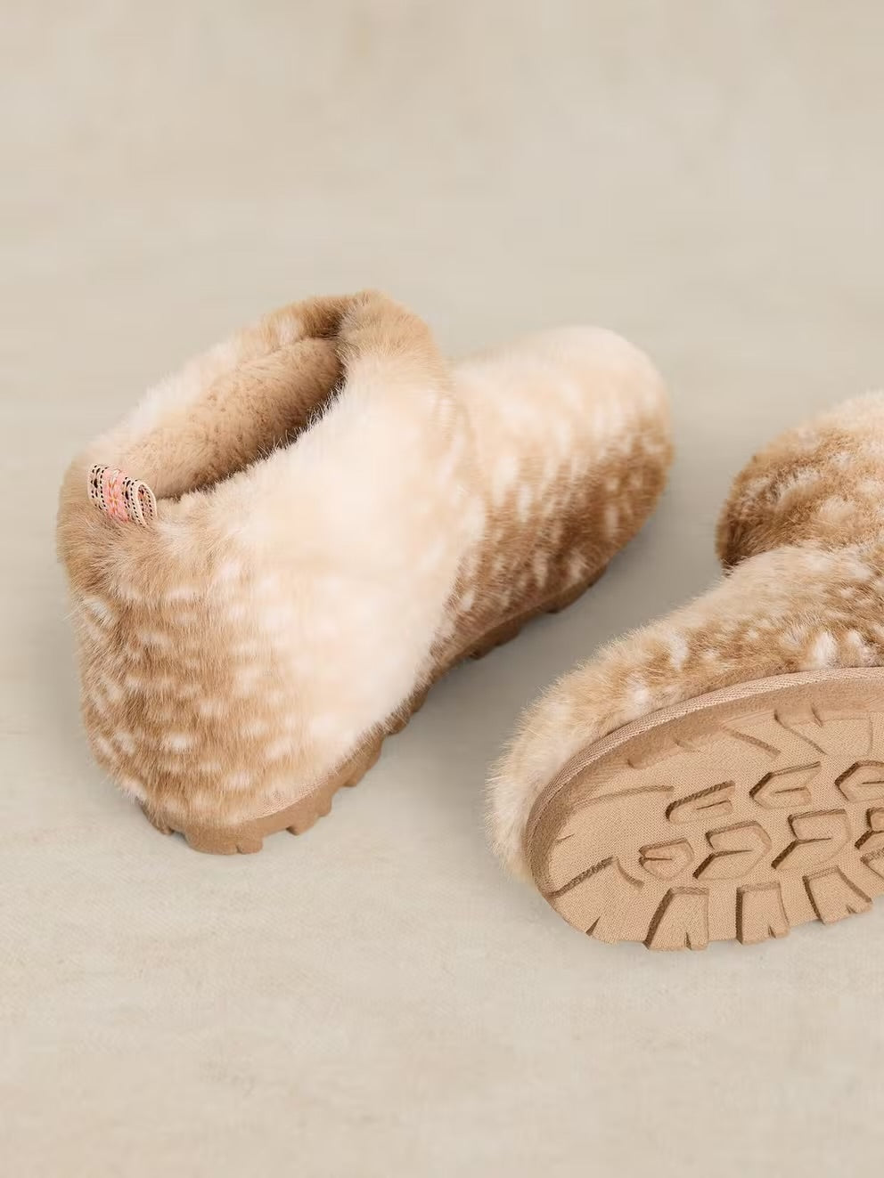 White Stuff Womens Faux Fur Bootie Slippers 447639